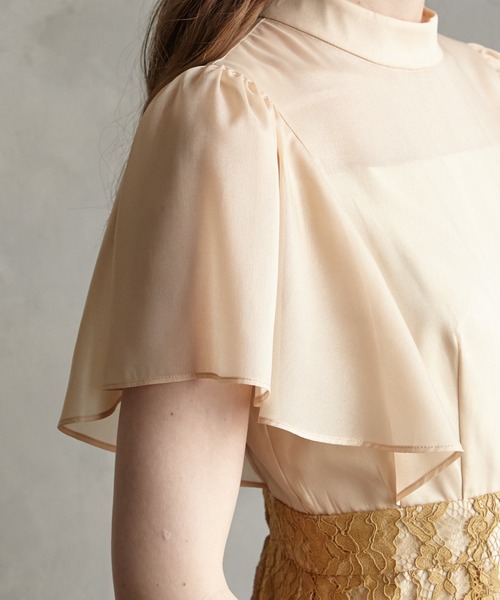 「AIMER」 半袖ワンピース MEDIUM ブラック レディース_画像8