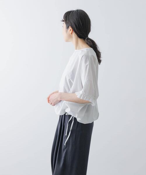 「かぐれ」 半袖ブラウス FREE グレー レディース_画像8