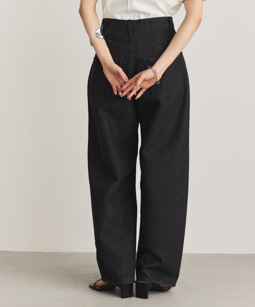 「Aunt Marie's」 デニムパンツ LARGE ライトブルー レディース_画像9
