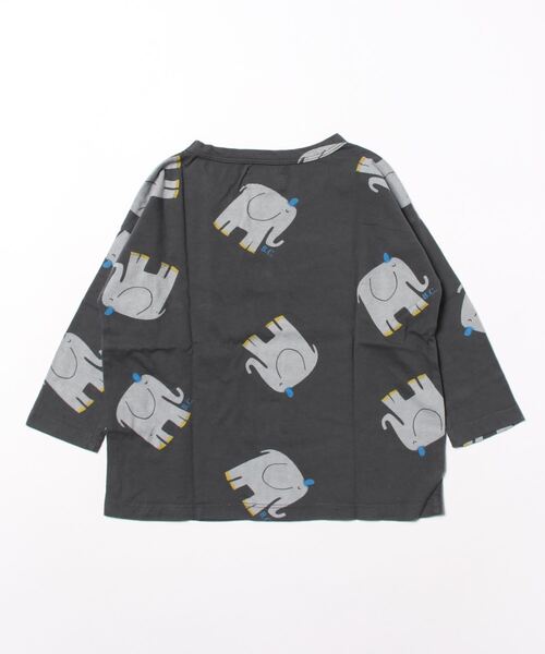 「BOBO CHOSES」 「KIDS」半袖Tシャツ 4-5Y ダークグレー キッズ_画像2