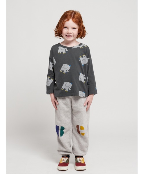「BOBO CHOSES」 「KIDS」半袖Tシャツ 4-5Y ダークグレー キッズ_画像3