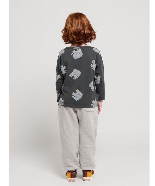 「BOBO CHOSES」 「KIDS」半袖Tシャツ 4-5Y ダークグレー キッズ_画像5