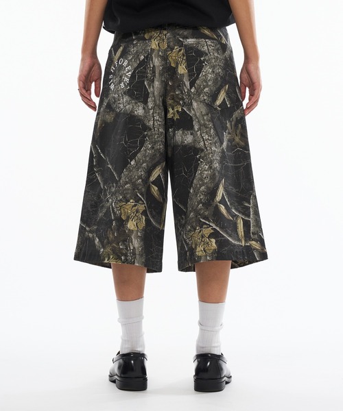 「WISH FOR EVER」 ハーフパンツ MEDIUM インディゴブルー メンズ_画像3