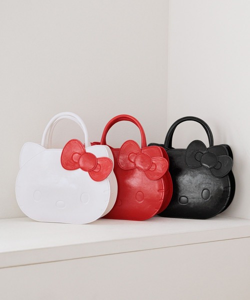 LOWRYS FARM（ローリーズファーム） ハンドバッグ 「HELLO KITTY」DOT