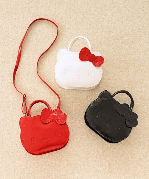 LOWRYS FARM（ローリーズファーム） ハンドバッグ 「HELLO KITTY」DOT
