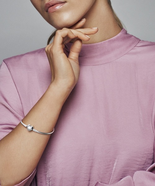 「Pandora」 ブレスレット 20cm シルバー レディース_画像2