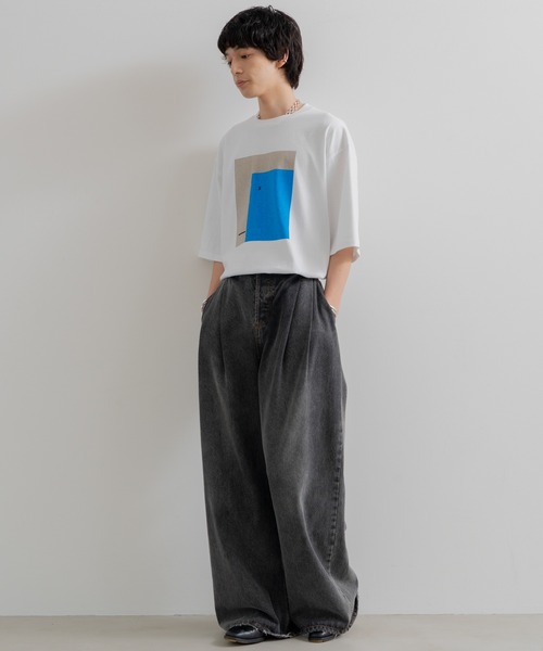 「SINSS」 半袖Tシャツ LARGE ブラック メンズ_画像6