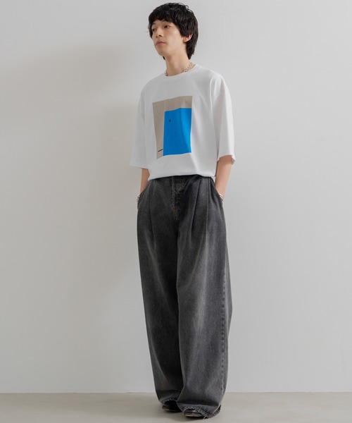 「SINSS」 半袖Tシャツ LARGE ブラック メンズ_画像7