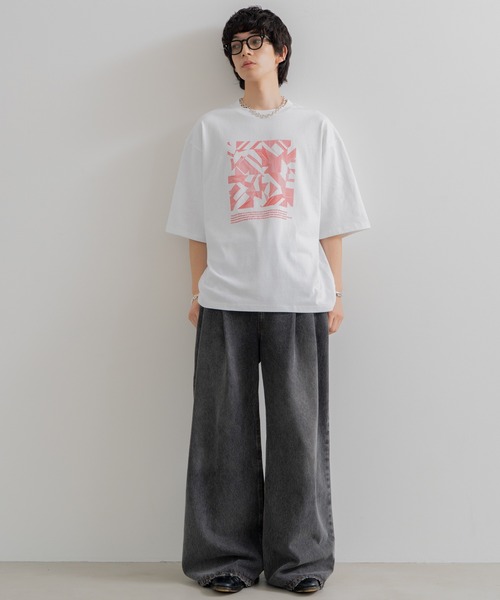 「SINSS」 半袖Tシャツ LARGE ブラック メンズ_画像8