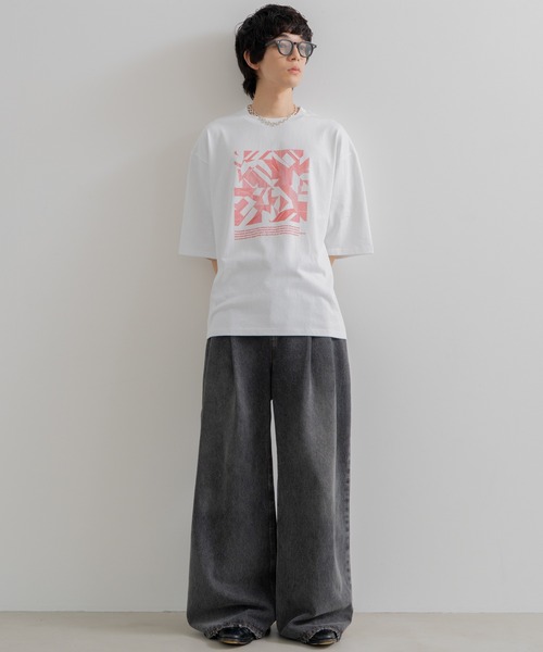 「SINSS」 半袖Tシャツ LARGE ブラック メンズ_画像9
