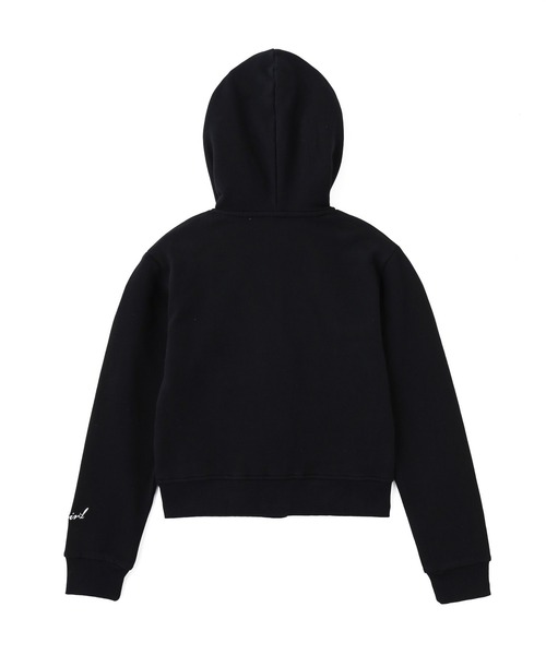 X-girl（エックスガール） パーカー DOUBLE COLLAR ZIP UP SWEAT