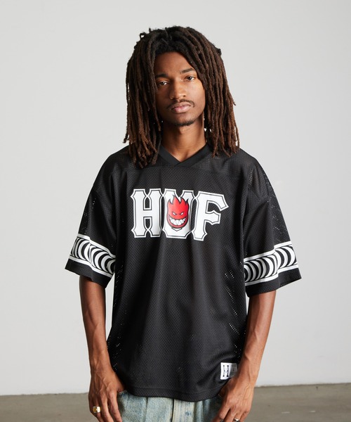 HUF（ハフ） ジャージ huf X SPITFIRE END ZONE JERSEY メンズ