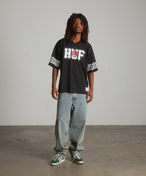 HUF（ハフ） ジャージ huf X SPITFIRE END ZONE JERSEY メンズ