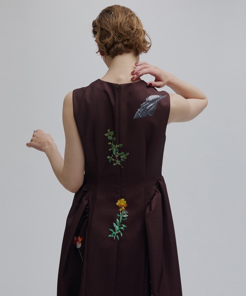 Ameri（アメリ） ドレス ELEANOR LINEN LIKE DRESS : ZOZOTOWN Yahoo