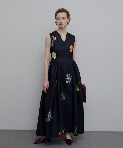 Ameri（アメリ） ドレス ELEANOR LINEN LIKE DRESS : ZOZOTOWN Yahoo