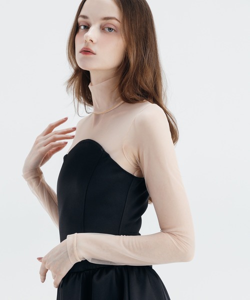 EIMY ISTOIRE（エイミーイストワール） ドレス SATIN FLARE DRESS