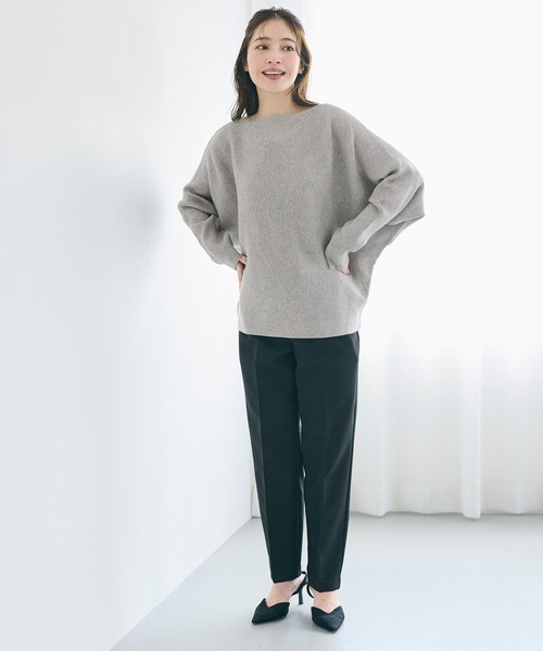 Donnez-Moi ドネモア　五分袖　黒　ニット　ボートネック　ボーダー　M 楽天市場】【OUTLET！クーポンで1,984円】 ボートネック ニット
