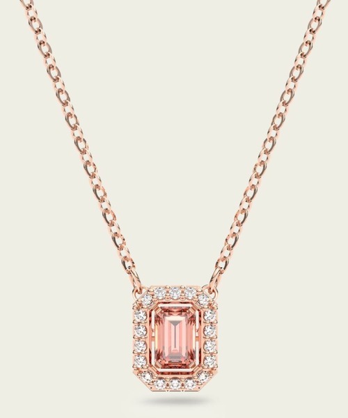スワロフスキー Swarovski Una ネックレス　オクタゴンカット SWAROVSKI ネックレス 「公式」「スワロフスキー」Una