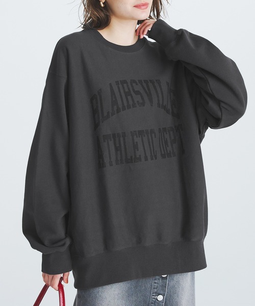 トレーナー スウェット PATCH WORK WASH スウェット レディース LAGUA GEM | PATCH WORK WASH スウェット (Tシャツ・カットソー