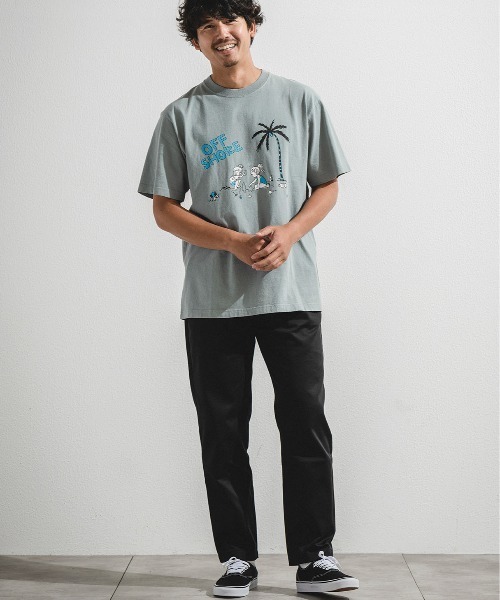 OFFSHORE tシャツ OS×RYU AMBE TEE/オフショア×アンベリュー