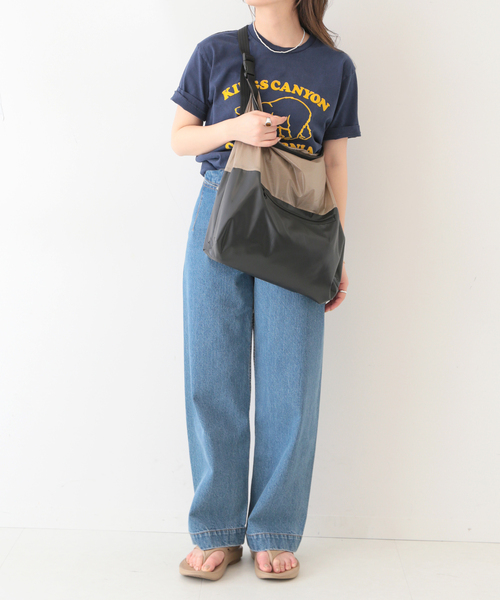 メヤメ MEYAME BRIGHT ROLL UP BAG (WIDE) ショルダーバッグ/ブラック オレンジ カバン 鞄 ミニ トート【2400014078398】 スプリングセール】メヤメ MEYAME BRIGHT ROLL UP BAG (WIDE