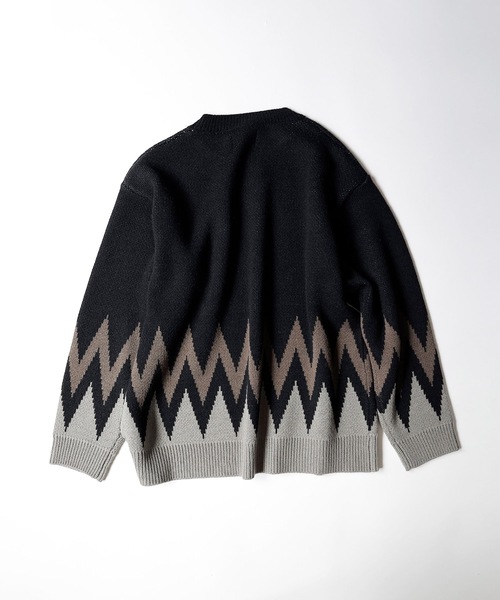 NUMBER (N)INE（ナンバーナイン） セーター ニット ZIGZAG JACQUARD