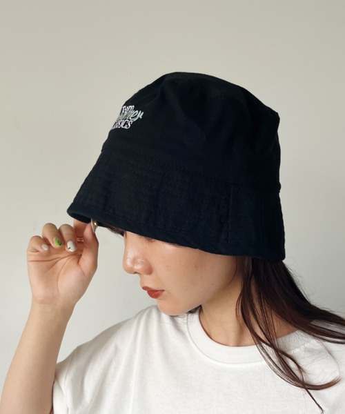 CLEA 帽子 ハット 刺繍カラーバケットハット レディース メンズ