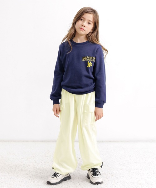 KILLER BEE キラービー 山本KID ネイビー スウェット カーゴパンツ Bee des パンツ 裾口ドローコード カーゴパンツ キッズ 子供服