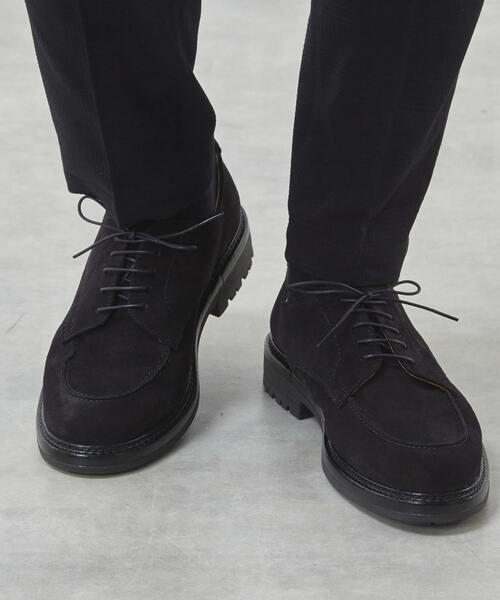 MEN'S MELROSE ビジネスシューズ ラウンドUチップレザーシューズ