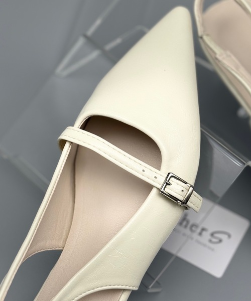 パンプス バックストラップミュールパンプス : ZOZOTOWN Yahoo
