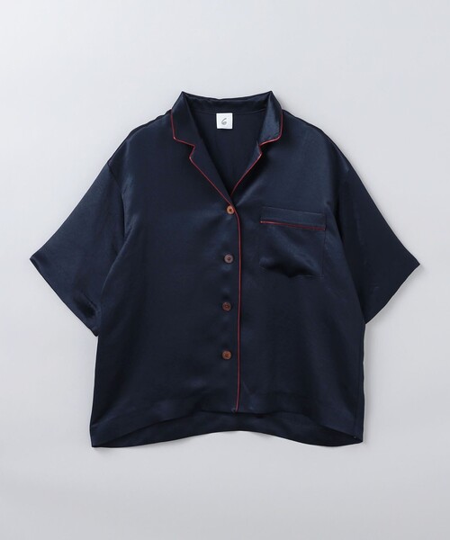 ロクROKU BEAUTY&YOUTH シャツ パイピング トップス