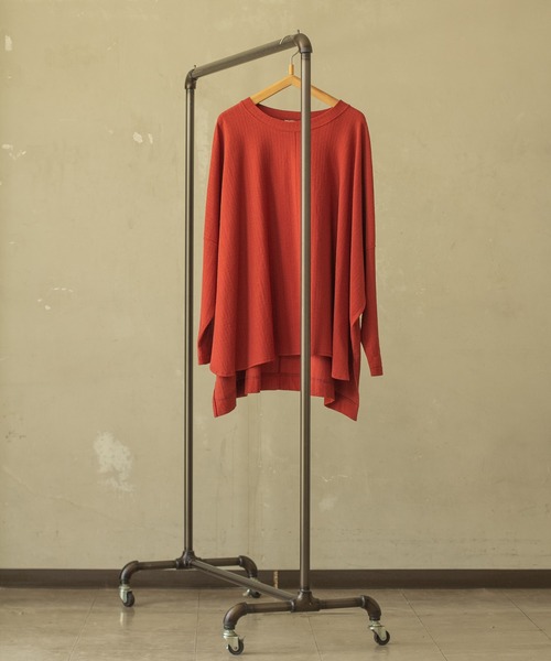 tシャツ M2281 ジャガードインレイワイドプルオーバー レディース セール】M2281 ジャガードインレイワイドプルオーバー（Tシャツ