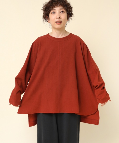 tシャツ M2281 ジャガードインレイワイドプルオーバー レディース RNA-N tシャツ M2281 ジャガードインレイワイドプルオーバー