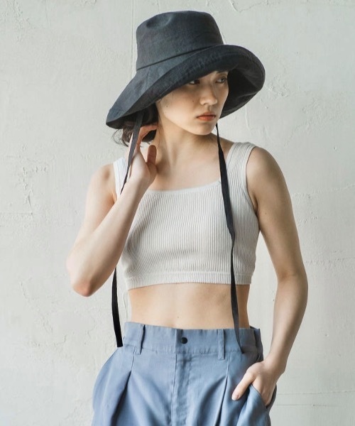 帽子 ハット LOLA「ローラ」リネン100% UVプロテクト サンシェードハット UPF50+ レディースの画像