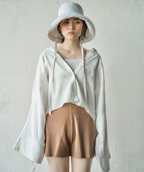 帽子 ハット LOLA「ローラ」リネン100% UVプロテクト サンシェードハット UPF50+ レディースの画像