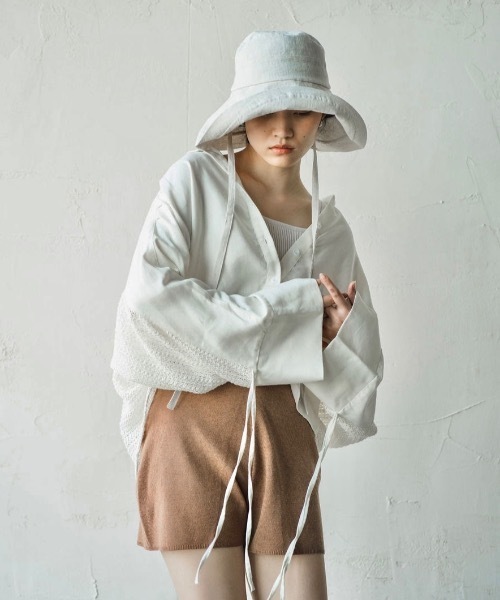 LOLA【ローラ】サンシェードハット　ORIENT MILLINERY ORIENT MILLINERY 帽子 ハット LOLA「ローラ」リネン100
