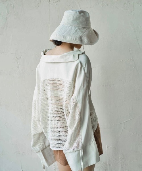 帽子 ハット LOLA「ローラ」リネン100% UVプロテクト サンシェードハット UPF50+ レディースの画像