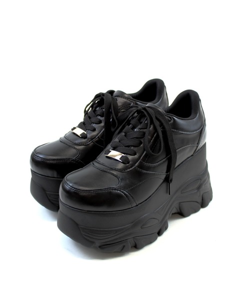 VIVIAN（ヴィヴィアン） スニーカー 厚底メタルパーツレースアップ