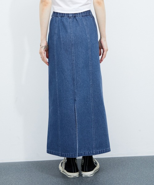 LE CERCLE par rope'》サイドフリンジデニム LE CERCLE par rope' ジーンズ デニム デニムパンツ サイド
