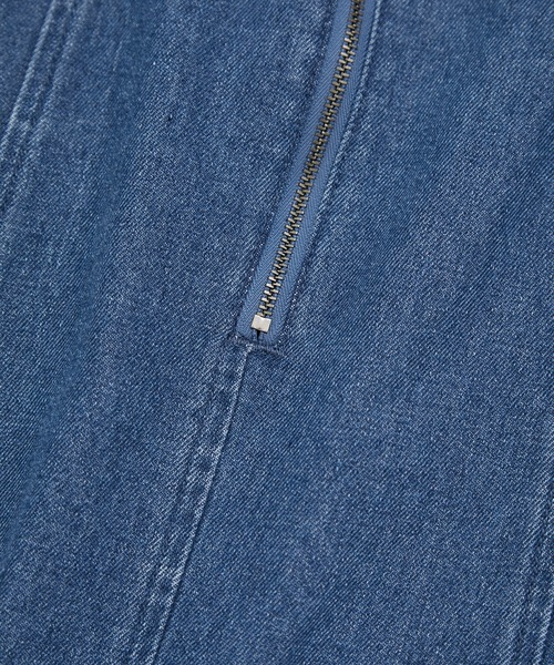 クルーレ　デニムスカート crewre online store / ミニマルIラインデニムスカート