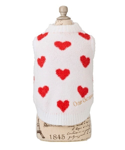 One Octave 犬 服 Octave/ハート柄ルームウェア : ZOZOTOWN Yahoo!店