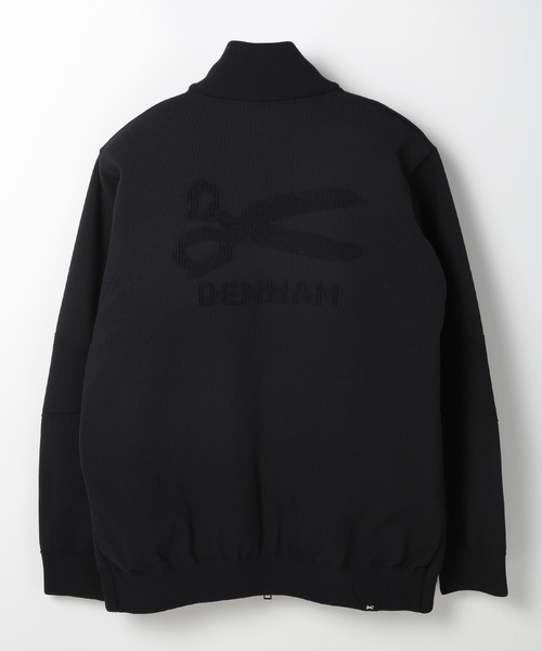 ブルゾン アウター 「DENHAM×MENS BIGI」スタンドニットジップブルゾン メンズの画像
