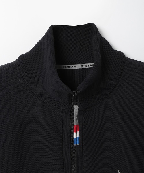 ブルゾン アウター 「DENHAM×MENS BIGI」スタンドニットジップブルゾン メンズの画像