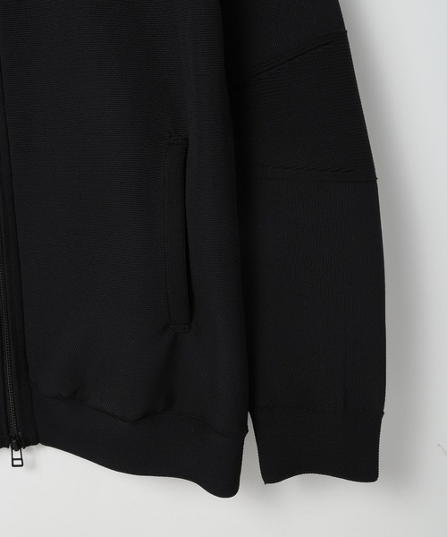 ブルゾン アウター 「DENHAM×MENS BIGI」スタンドニットジップブルゾン メンズの画像
