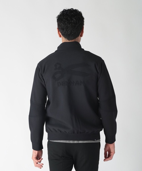 ブルゾン アウター 「DENHAM×MENS BIGI」スタンドニットジップブルゾン メンズの画像
