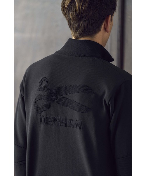 ブルゾン アウター 「DENHAM×MENS BIGI」スタンドニットジップブルゾン メンズの画像