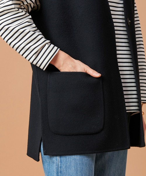 ベスト ジレ 「marmors」wool  gilet レディース marmors ベスト ジレ 「marmors」wool river gilet レディース