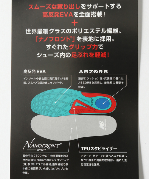 New Balance (ニューバランス) サポーティブリバウンドインソール LAM35689 | New Balance | 07