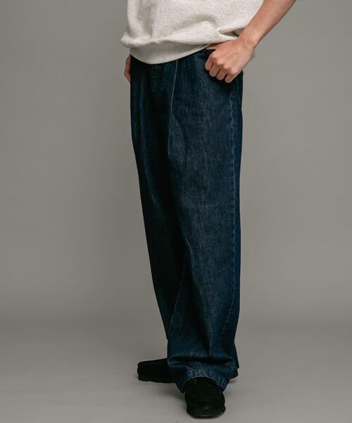 URBAN RESEARCH Sonny Label ジーンズ タックワイドデニムパンツ