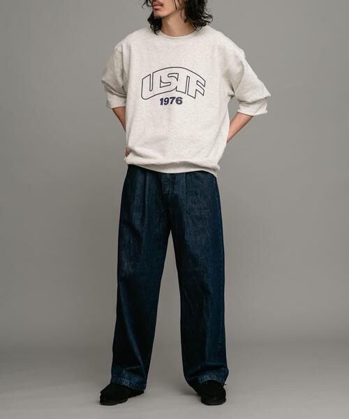 URBAN RESEARCH Sonny Label ワイドパンツ ジーンズ タックワイド